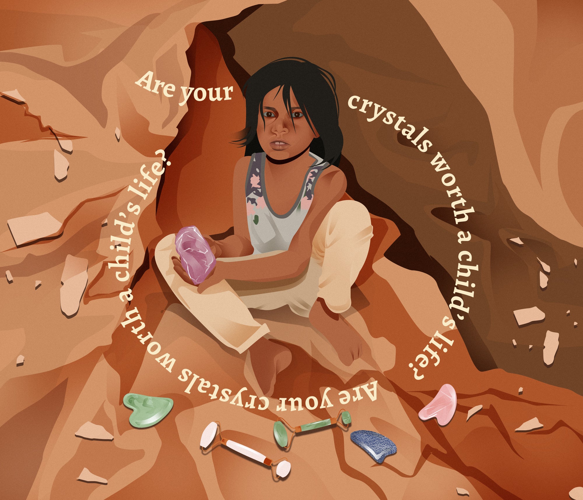 Why we chose not to use natural stones and crystals in our skincare tools