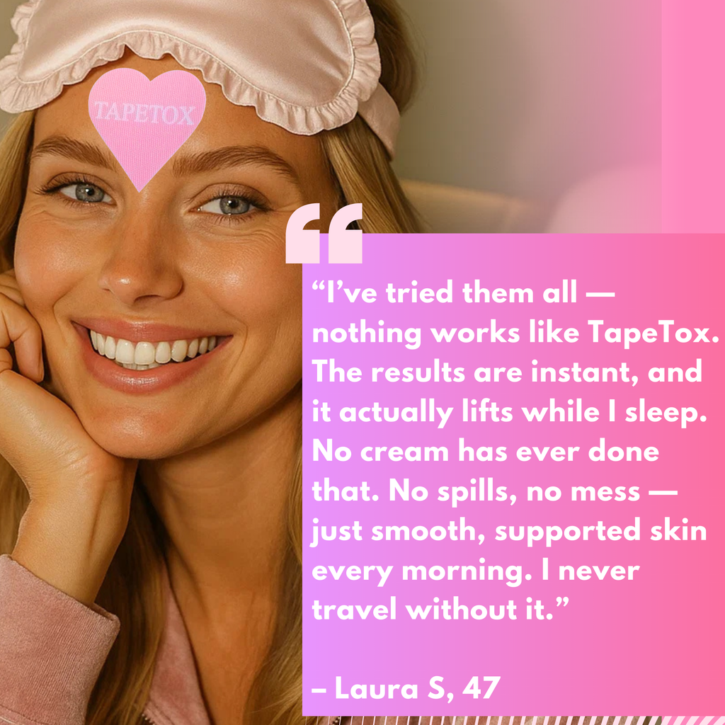 TapeTox Hearts | Infused with Wild Yam + Snow Mushroom Deep hydration meets forehead smoothing magic