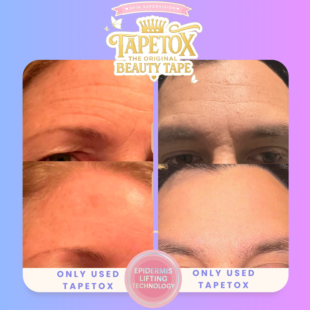 TapeTox Hearts | Infused with Wild Yam + Snow Mushroom Deep hydration meets forehead smoothing magic