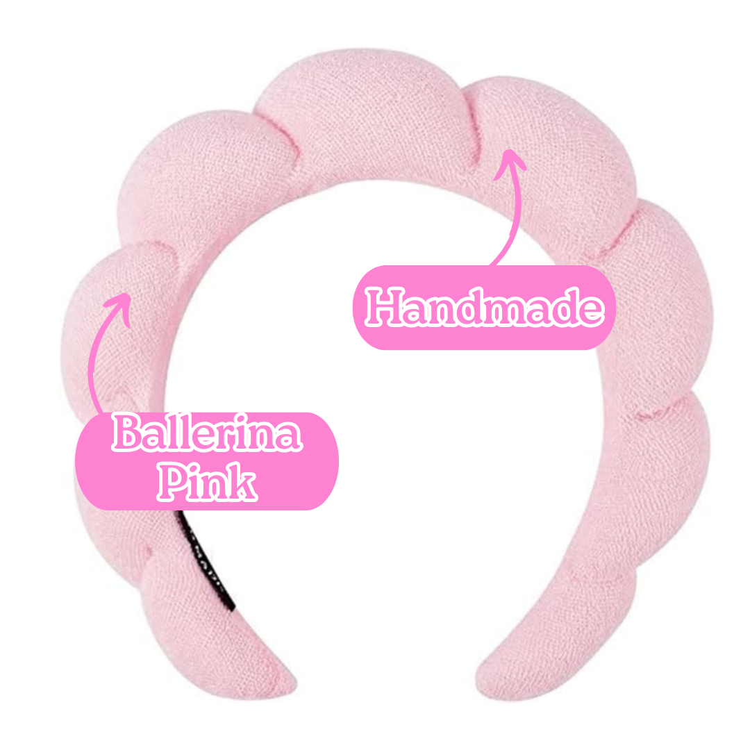 Ballerina Pink Skincare Headband